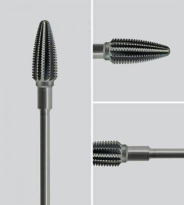 Kemmer Nail – Hartmetall Fräser Bit – the "POWER" for Acryl (BAG60050X) – DIAMANT – 6,0mm – grob